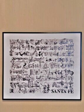 Large Santa Fe Alphabet, Hand Illustrated